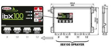 IBX100 permetező vezérlő (ISOBUS)